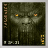 SASQUATCH,BIGFOOTPrint, Value Poster Paper (Matte) (Vorne)