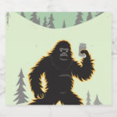 Sasquatch Birthday Bierflaschenetikett (Einzelnes Label)