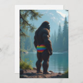 Sasquatch bloom feiertagskarte (Vorne/Hinten)