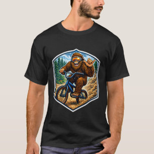 Sasquatch BMX-Fahrradfahrer Big-Foot Shaka Freesty T-Shirt