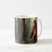 Sasquatch Brauner Big Foot Becher Kaffeetasse (VorderseiteRechts)
