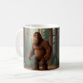 Sasquatch Brauner Big Foot Becher Kaffeetasse (Vorderseite Links)