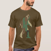 Sasquatch Camouflage-T - Shirt (Vorderseite)