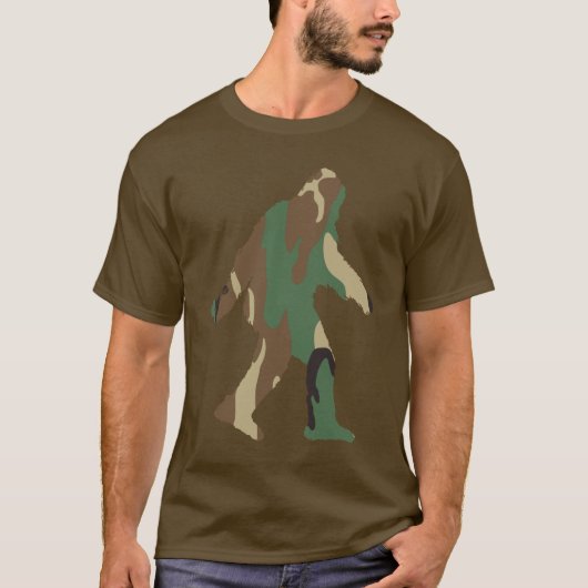 Sasquatch Camouflage-T - Shirt (Vorderseite)