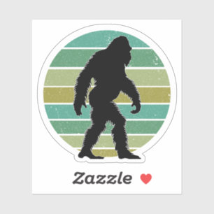 Sasquatch Custom-Cut Vinyl Stickers Aufkleber