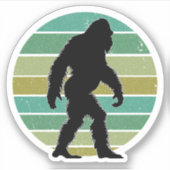 Sasquatch Custom-Cut Vinyl Stickers Aufkleber (Vorderseite)