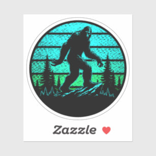 Sasquatch Custom-Cut Vinyl Stickers Aufkleber