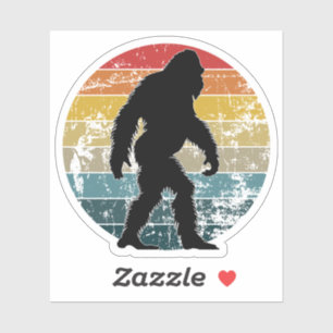 Sasquatch Custom-Cut Vinyl Stickers Aufkleber
