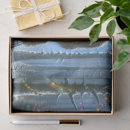 Sasquatch Dekorieren Weihnachtsbaumen Funny Seidenpapier (Geschenk)