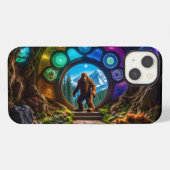 Sasquatch-Dimensionportal iPhone Hülle (Rückseite (Horizontal))