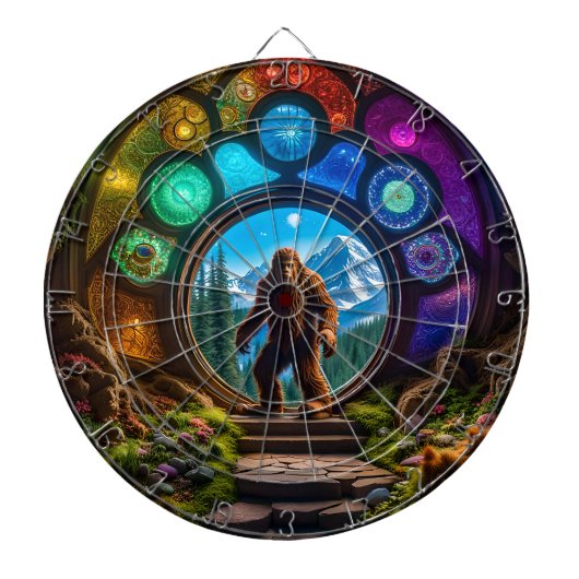 Sasquatch Dimensions Portal Dartscheibe (vorne)