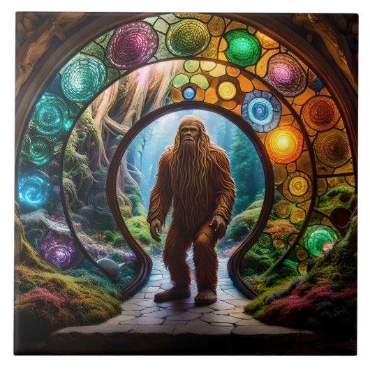 Sasquatch Dimensions Portal Fliese (Vorderseite)