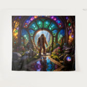 Sasquatch Dimensions Portal Wandteppich (Vorderseite (Horizontal))