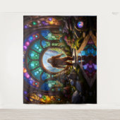 Sasquatch Dimensions Portal Wandteppich (Vorderseite)