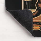 Sasquatch Disc Golfer Lustige Disc Golf Mousepad (Ecke)