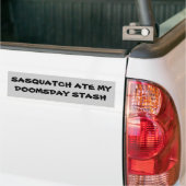 Sasquatch / Doomsday stash Autoaufkleber (Auf Lkw)