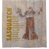Sasquatch Duschvorhang (Vorderseite)