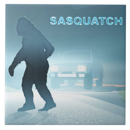 Sasquatch Encounter Fliese (Vorderseite)