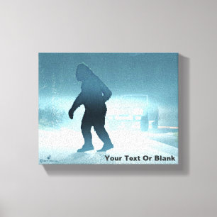 Sasquatch Encounter Leinwanddruck