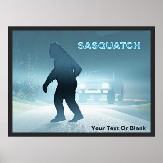 Sasquatch Encounter Poster (Vorne)