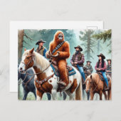 Sasquatch Entdeckungsreise zur Gruppe Postkarte (Vorne/Hinten)