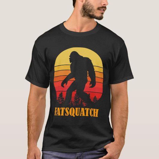 Sasquatch Fatsquatch Bigfoot T-Shirt (Vorderseite)