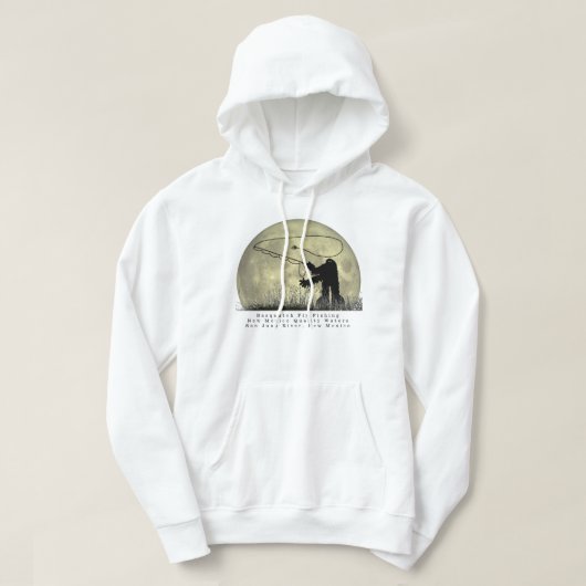 Sasquatch Fischen New Mexico T - Shirt (Design vorne)