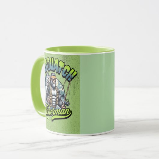 Sasquatch Fischer Tasse (Vorderseite Links)