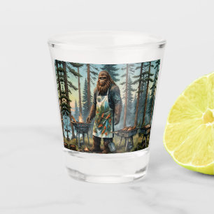 Sasquatch Fish Grillmaster Vater Schnapsglas