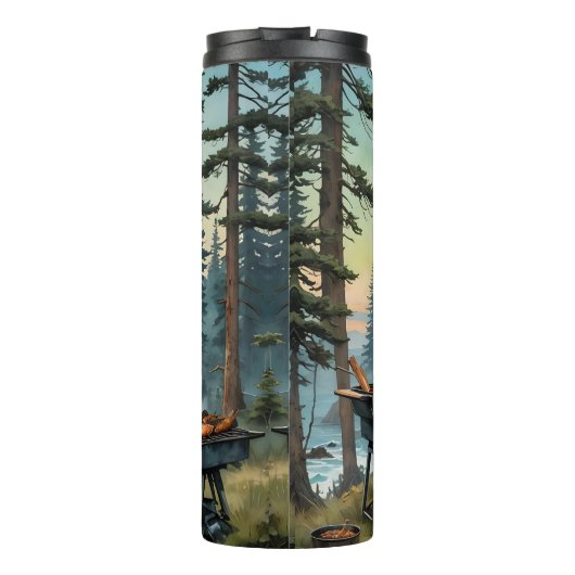 Sasquatch Fish Grillmaster Vater Thermosbecher (Rückseite)