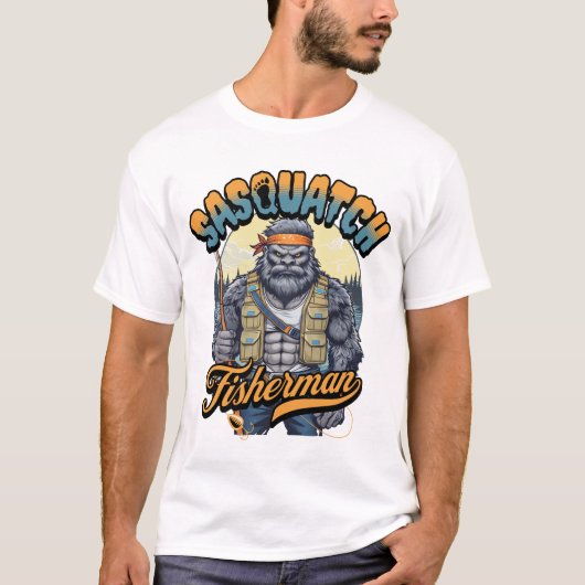 Sasquatch Fisherman-Hemd T-Shirt (Vorderseite)