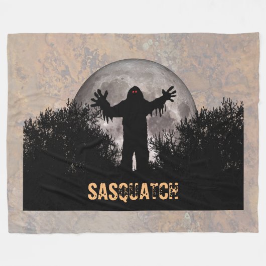 Sasquatch Fleecedecke (Vorderseite (Horizontal))