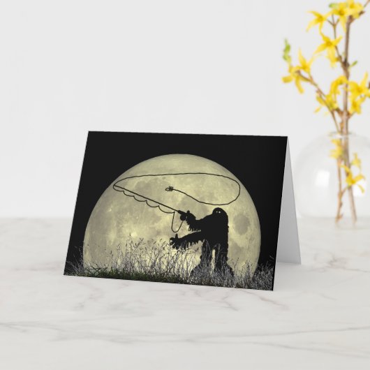 SASQUATCH FLY FISCHEREIkarte Karte (Gelbe Blume)