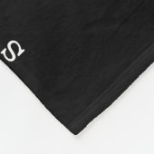 Sasquatch Fly Fishing Fleece Blanket (Ecke)