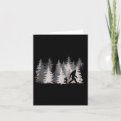 Sasquatch Forest Legend Nature Karte (Vorderseite)