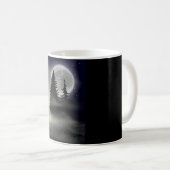 Sasquatch Forest - Raven and Bigfoot Kaffeetasse (VorderseiteRechts)