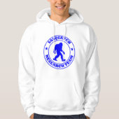 SASQUATCH FORSCHUNGSTEAM - blaues Prologo Bigfoots Hoodie (Vorderseite)
