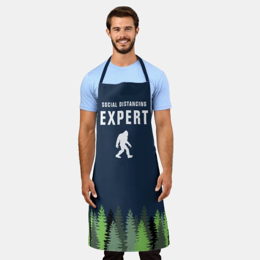 Sasquatch Funny Schürze (Getragen)