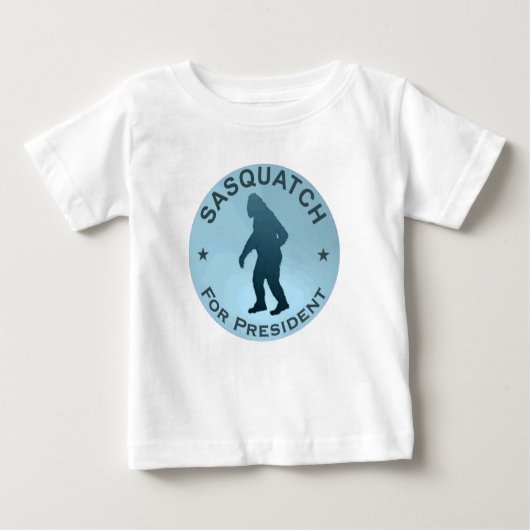 Sasquatch für den Präsidenten Baby T-shirt (Vorderseite)