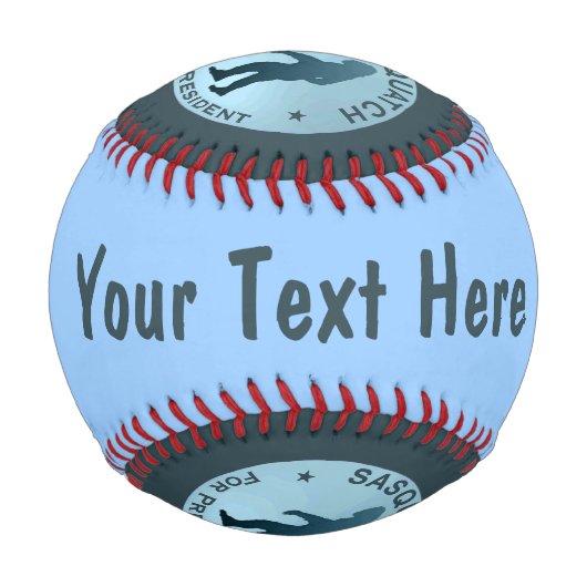 Sasquatch für den Präsidenten Baseball (Rückseite)