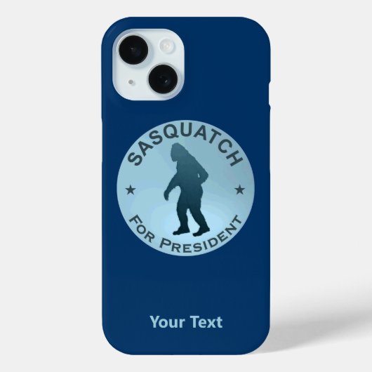 Sasquatch für den Präsidenten Case-Mate iPhone Hülle (Rückseite)