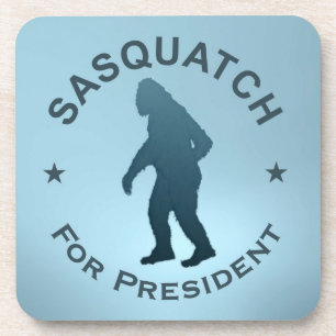 Sasquatch für den Präsidenten Getränkeuntersetzer