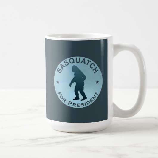 Sasquatch für den Präsidenten Kaffeetasse (Rechts)