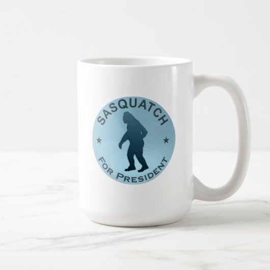 Sasquatch für den Präsidenten Kaffeetasse (Rechts)