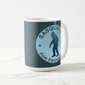 Sasquatch für den Präsidenten Kaffeetasse (VorderseiteRechts)
