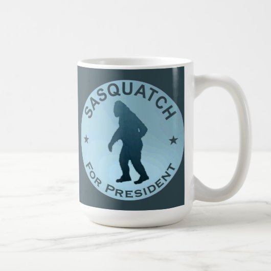 Sasquatch für den Präsidenten Kaffeetasse (Rechts)