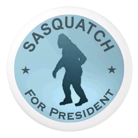 Sasquatch für den Präsidenten Keramikknauf (Vorderseite)