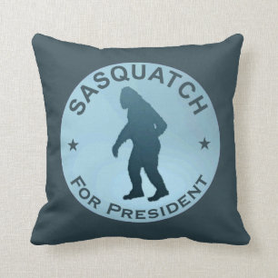 Sasquatch für den Präsidenten Kissen