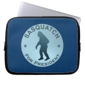 Sasquatch für den Präsidenten Laptopschutzhülle (Vorderseite)