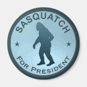 Sasquatch für den Präsidenten Magnet (Vorne)